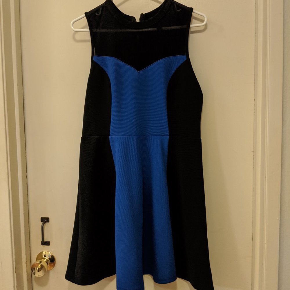 Black and Blue Dress
